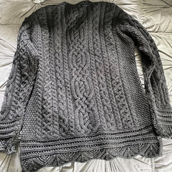 Gray Merino wool sweater - XL - Picture 2 of 3